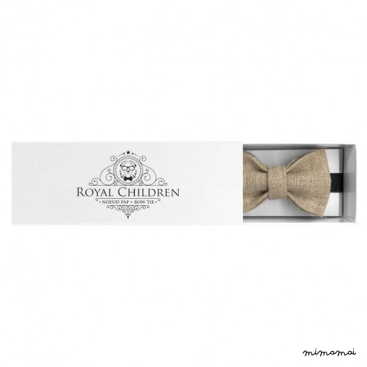 Child linen bow tie