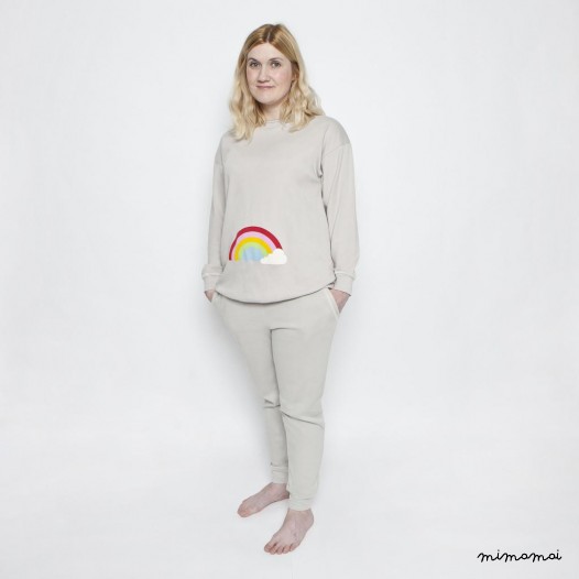 Mum and Baby Rainbow Pyjamas