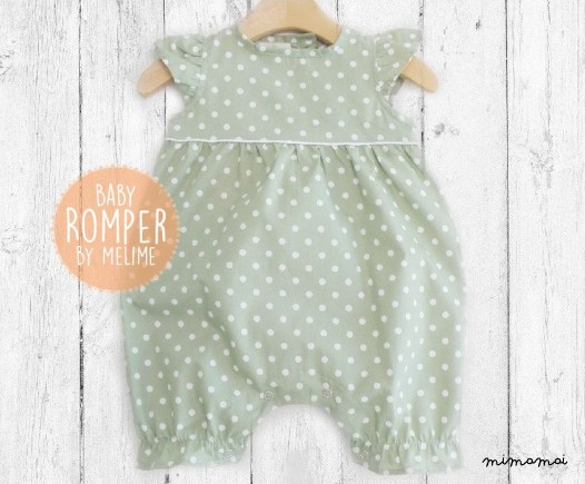 Pastel Green Baby Romper suit