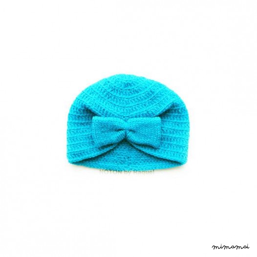 Babys Bow turbante, uncinetto cappello, bambino turbante