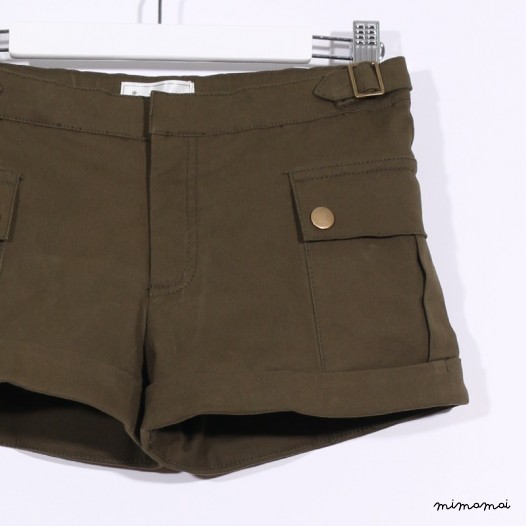 Big Pocket Shorts army green