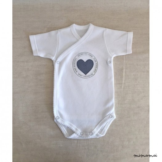 Body Manga Corta Frasco Mermelada Made With Love