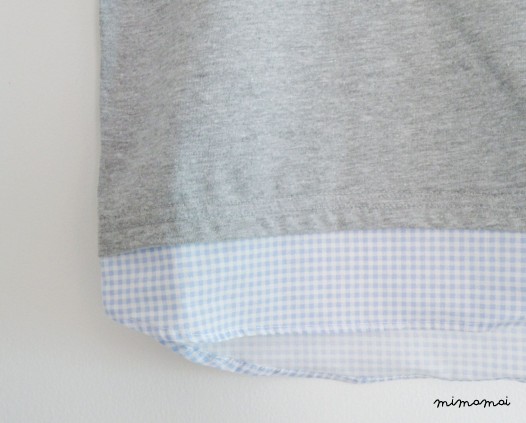 Short sleeves Gray T-shirt with Pocket