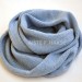 Cashmere infinity scarf, sky blue colour scarf
