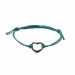Sterling silver big heart bracelet