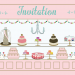 Cartes d'invitation gourmande