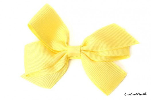 Medium Lemon Yellow Bow