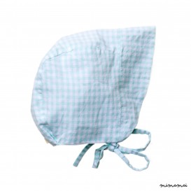 Summer Bonnet | Mint Plaid