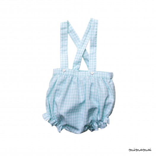 Summer Shorts | Mint Plaid
