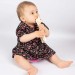 Robe Bébé fille velours Elena