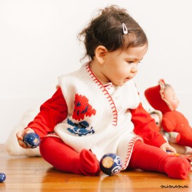 Robe Tricot B&eacute;b&eacute; fille Emma