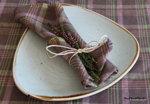 Heather Irish linen
