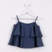 Layered Spag Top blue