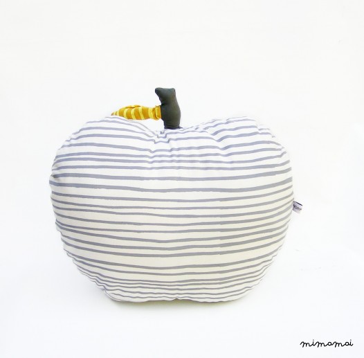 Large apple Grey/milk striped
