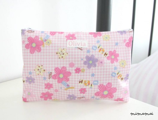 Girls Personalised Overnight Wash Bag