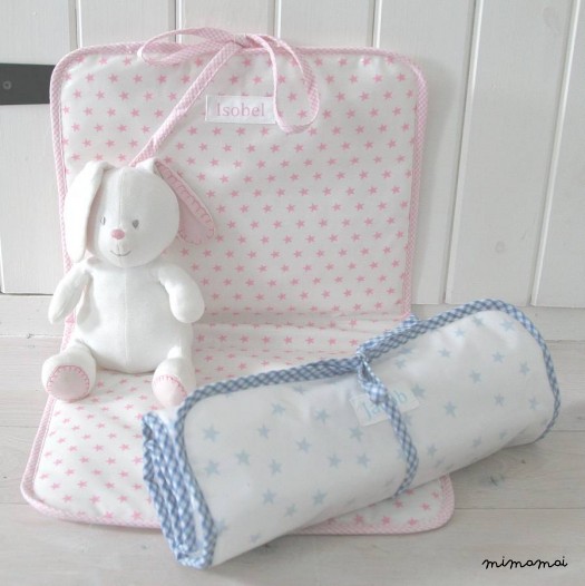 Personalised Baby Oilcloth Changing Mat