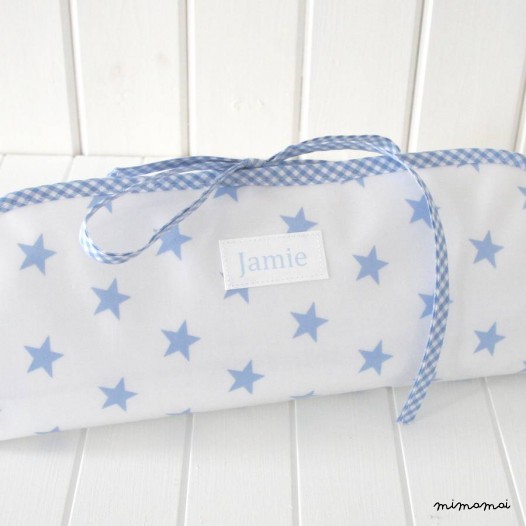 Personalised Baby Oilcloth Changing Mat