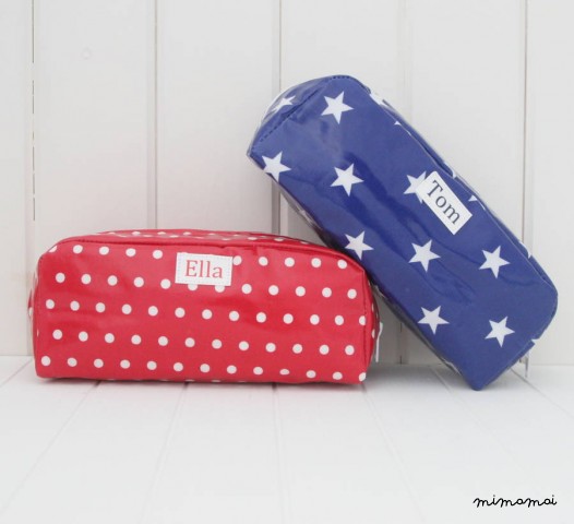 Personalised Oilcloth Pencil Case