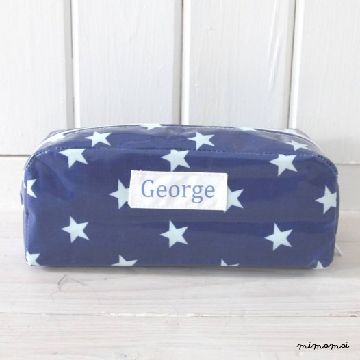 Personalised Oilcloth Pencil Case
