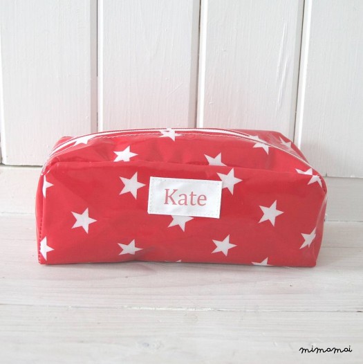 Personalised Oilcloth Pencil Case
