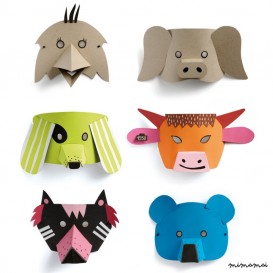 Animal Masks Craft Set