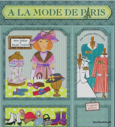 French Fashion Paper Doll Set