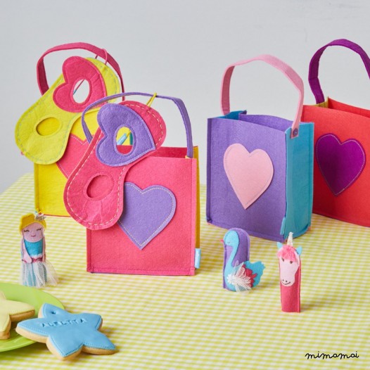Pre-Filled Heart Design Party Bag