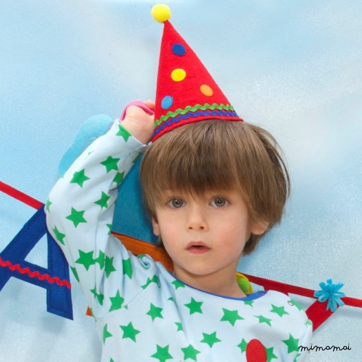 Set of 4 Felt Party Hats