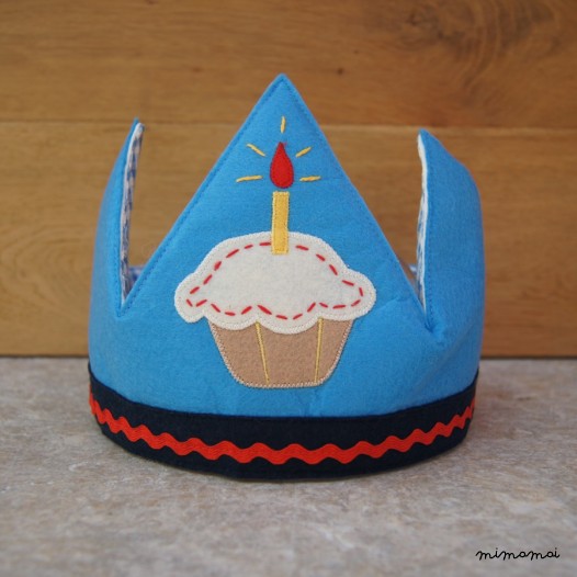 Cupcake Felt Party Crown