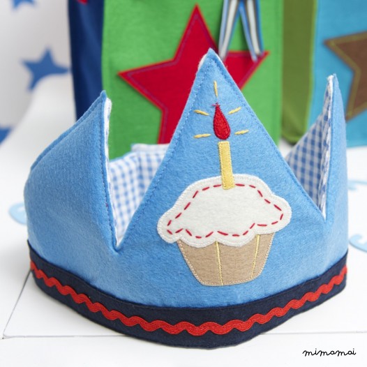 Cupcake Felt Party Crown