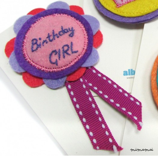 Felt Birthday Rosette