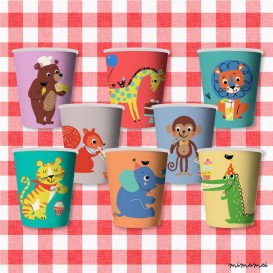 Party Animals Paper Cups