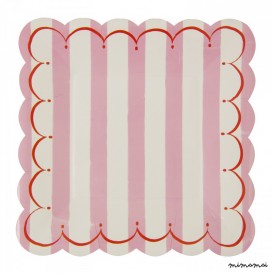 Toot Sweet Pink Party Plates