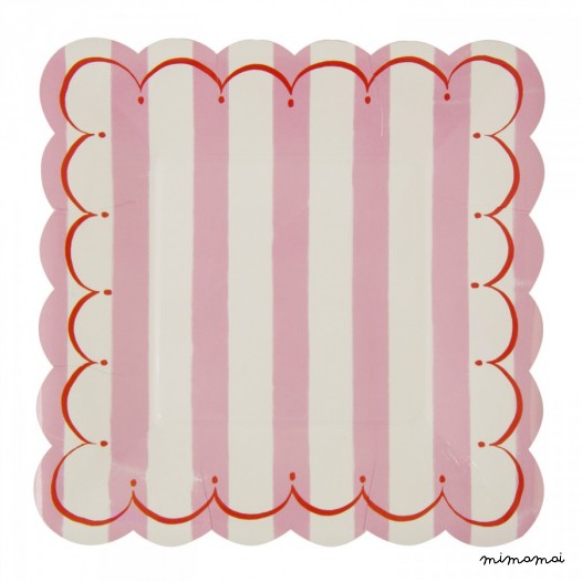 Toot Sweet Pink Party Plates