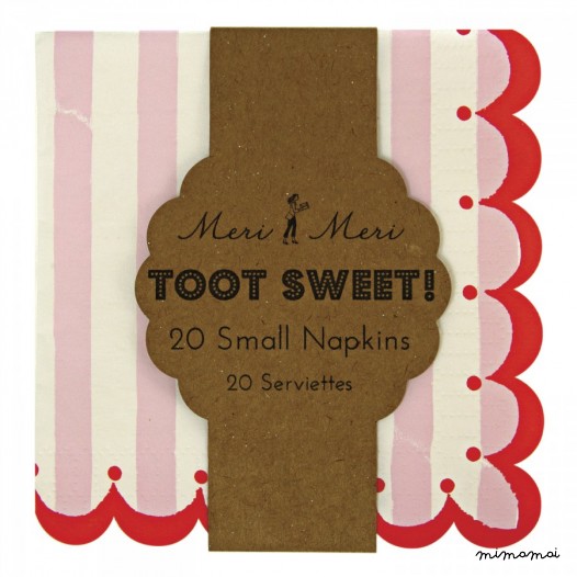 Toot Sweet Pink Party Napkins