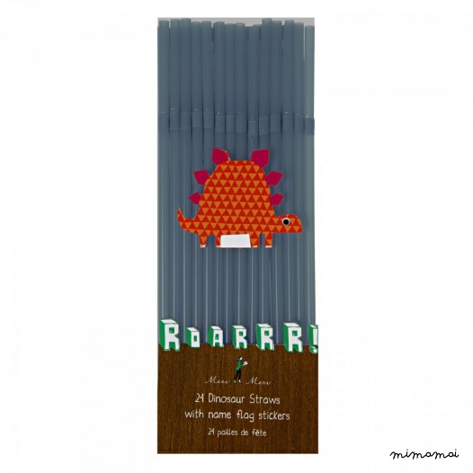 Dinosaur Drinking Straws