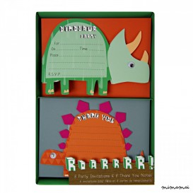 Dinosaur Invitation & Thanks You Notes