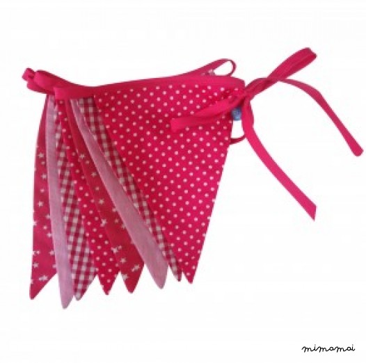 Pink Star Bunting