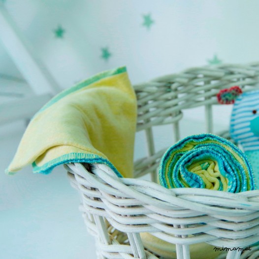 Soft yellow baby wrap