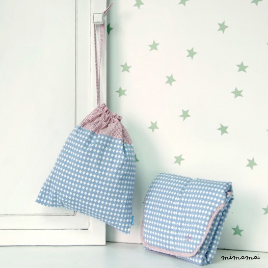 Ollie print baby changing mat