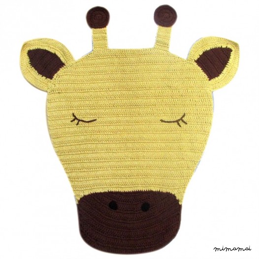 Crochet giraffe Mat