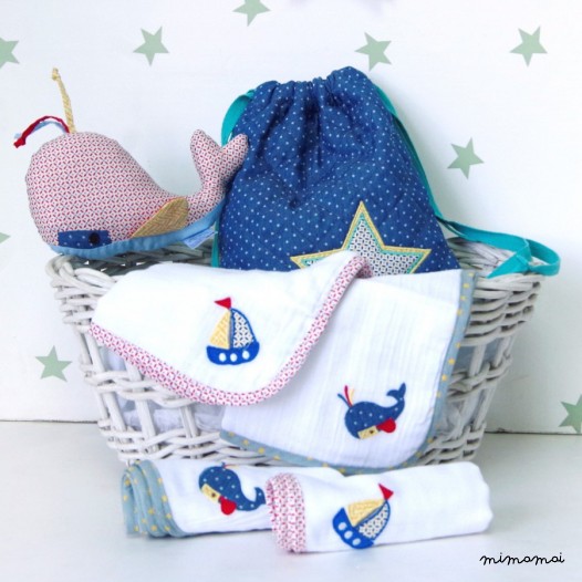 Star quilted toy bag