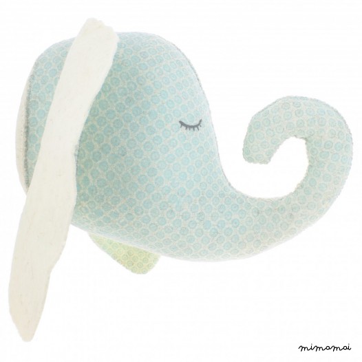 Blue sleepy Felt Elephant day
