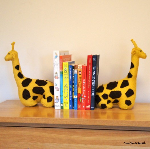 Felt giraffe booked