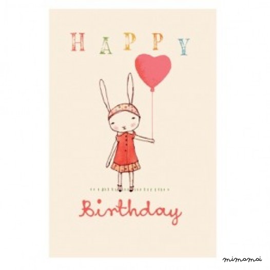 Happy Birthday Card (Girl)