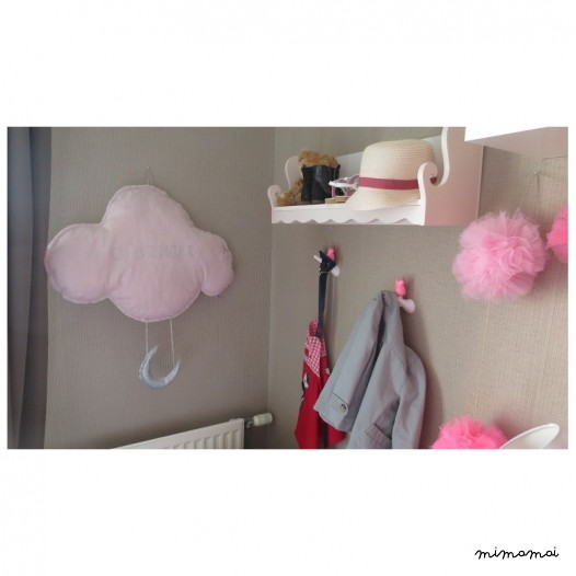 Nuage XL en tulle &agrave; suspendre