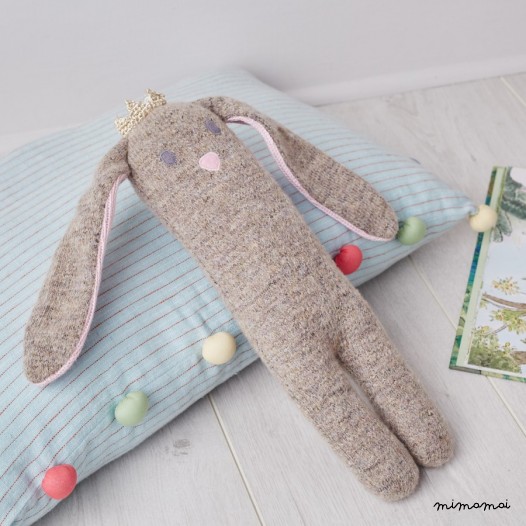 Soft Skin Bunny with Crown