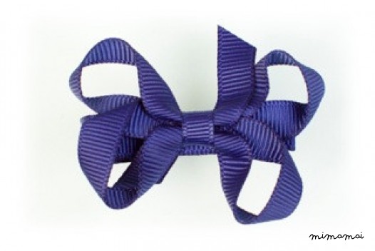 Small Ink Blue Bow