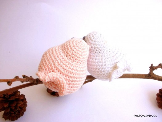 Nursery Birds - Birds Nursery Decor - Romantic Winter Decor