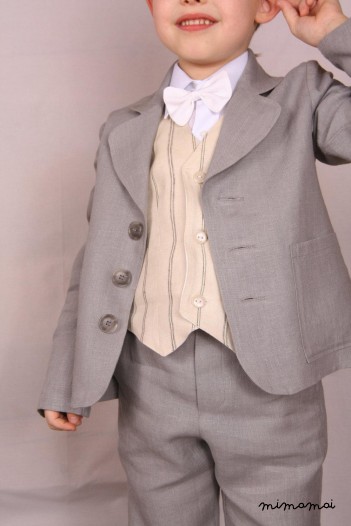 Natural linen jacket